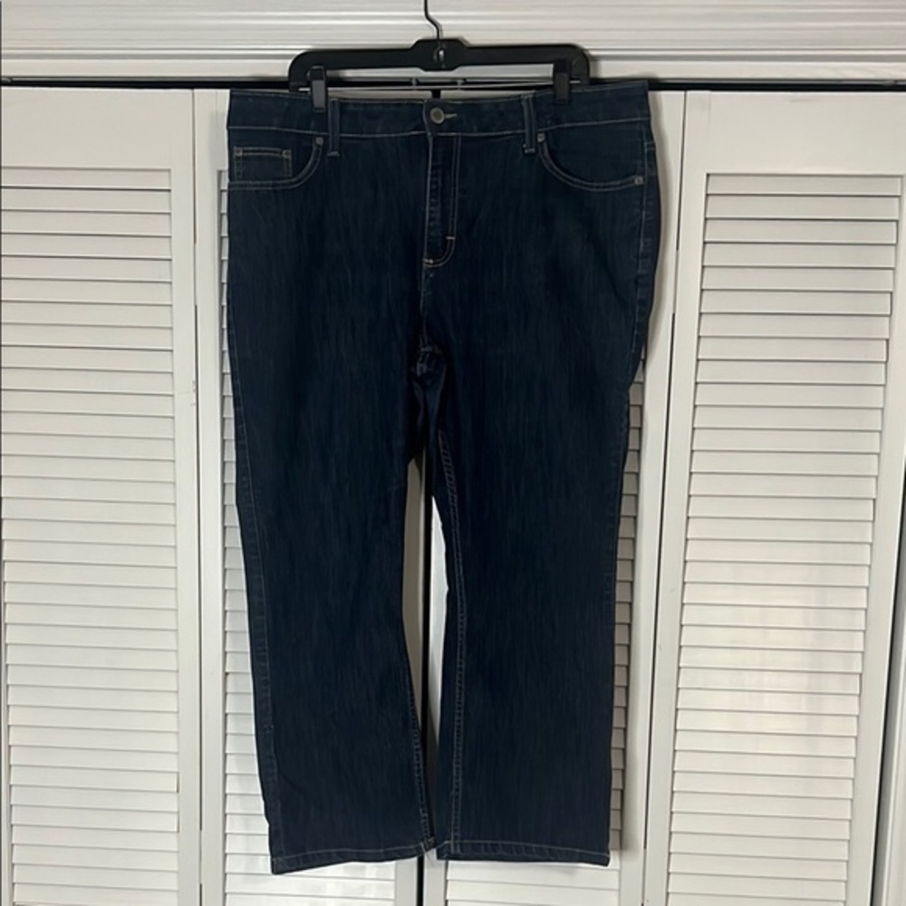 Merona Women's Flare & Wide Leg Jeans - Dark Blue